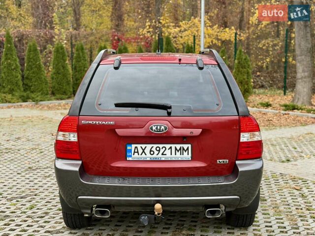Красный Киа Sportage, объемом двигателя 2.66 л и пробегом 275 тыс. км за 7500 $, фото 3 на Automoto.ua