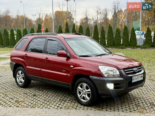Красный Киа Sportage, объемом двигателя 2.66 л и пробегом 275 тыс. км за 7500 $, фото 4 на Automoto.ua