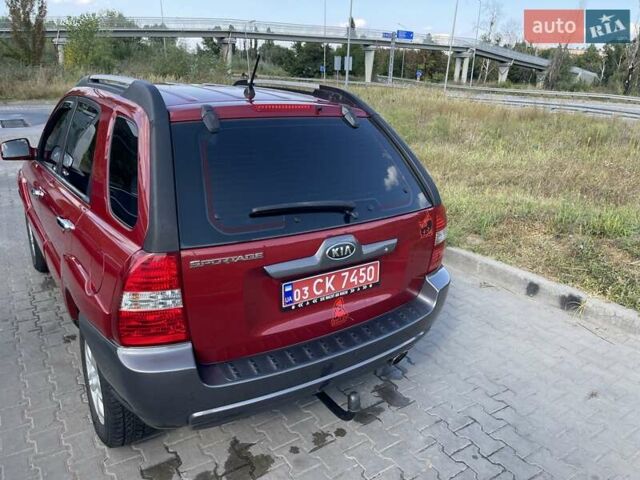 Красный Киа Sportage, объемом двигателя 1.99 л и пробегом 224 тыс. км за 7799 $, фото 11 на Automoto.ua