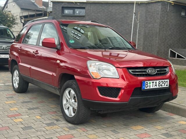 Красный Киа Sportage, объемом двигателя 2 л и пробегом 222 тыс. км за 8500 $, фото 3 на Automoto.ua