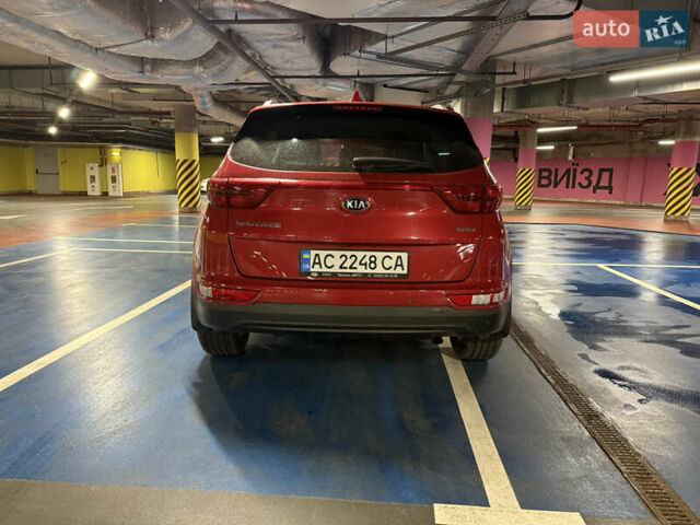 Красный Киа Sportage, объемом двигателя 2 л и пробегом 157 тыс. км за 22000 $, фото 1 на Automoto.ua