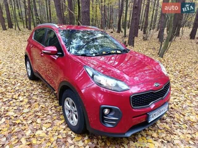 Красный Киа Sportage, объемом двигателя 1.7 л и пробегом 161 тыс. км за 15000 $, фото 5 на Automoto.ua