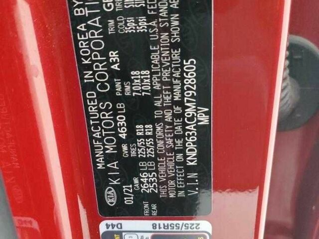 Червоний Кіа Sportage, об'ємом двигуна 2.4 л та пробігом 54 тис. км за 4000 $, фото 13 на Automoto.ua
