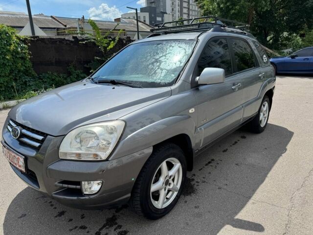 Серый Киа Sportage, объемом двигателя 2 л и пробегом 200 тыс. км за 4200 $, фото 7 на Automoto.ua