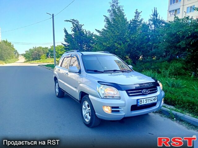 Серый Киа Sportage, объемом двигателя 2 л и пробегом 181 тыс. км за 7500 $, фото 2 на Automoto.ua