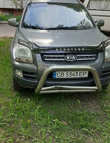 Сірий Кіа Sportage, об'ємом двигуна 1.98 л та пробігом 200 тис. км за 7500 $, фото 2 на Automoto.ua