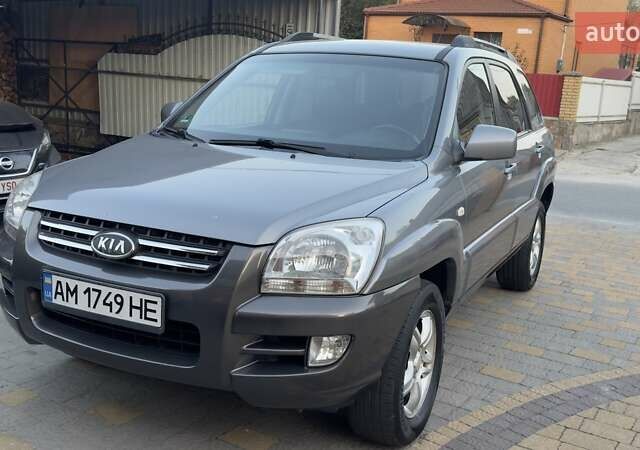 Серый Киа Sportage, объемом двигателя 2 л и пробегом 276 тыс. км за 7300 $, фото 1 на Automoto.ua