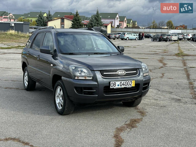 Серый Киа Sportage, объемом двигателя 2 л и пробегом 167 тыс. км за 7600 $, фото 1 на Automoto.ua