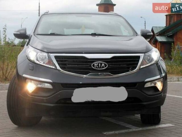 Серый Киа Sportage, объемом двигателя 2 л и пробегом 162 тыс. км за 12500 $, фото 3 на Automoto.ua