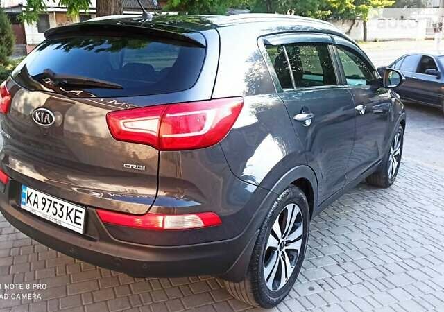 Серый Киа Sportage, объемом двигателя 2 л и пробегом 182 тыс. км за 13750 $, фото 5 на Automoto.ua