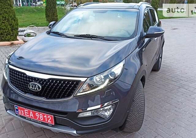 Серый Киа Sportage, объемом двигателя 2 л и пробегом 220 тыс. км за 16499 $, фото 6 на Automoto.ua