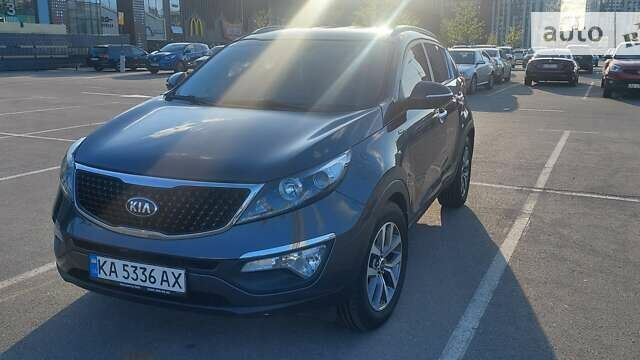 Серый Киа Sportage, объемом двигателя 2 л и пробегом 189 тыс. км за 17000 $, фото 1 на Automoto.ua