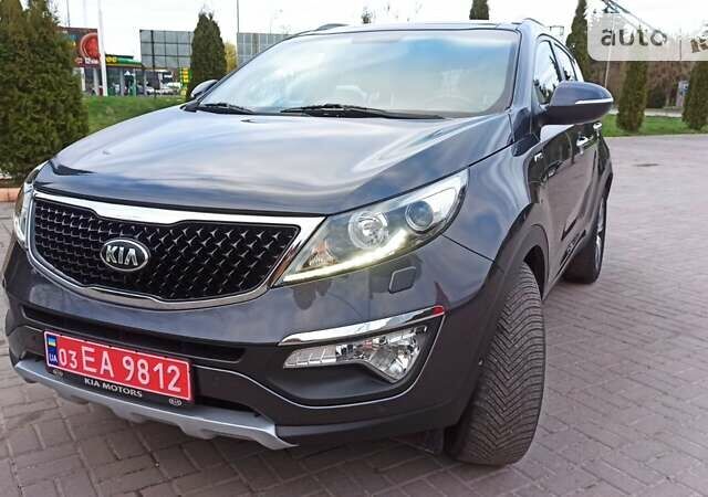 Серый Киа Sportage, объемом двигателя 2 л и пробегом 220 тыс. км за 16499 $, фото 5 на Automoto.ua