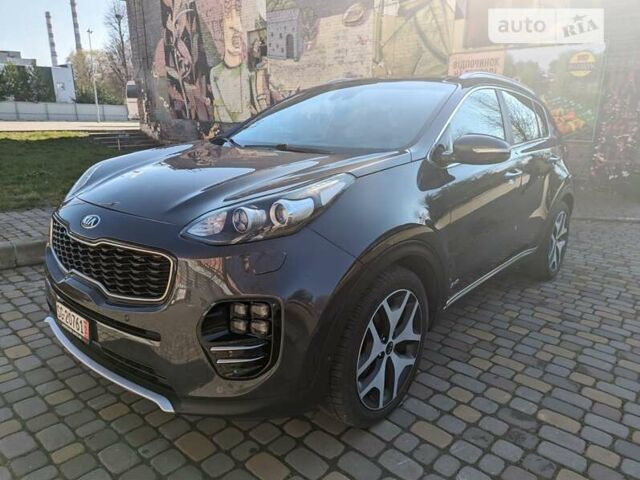 Серый Киа Sportage, объемом двигателя 2 л и пробегом 141 тыс. км за 22850 $, фото 1 на Automoto.ua