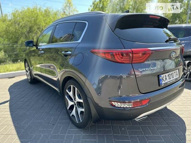 Серый Киа Sportage, объемом двигателя 2 л и пробегом 150 тыс. км за 26000 $, фото 7 на Automoto.ua