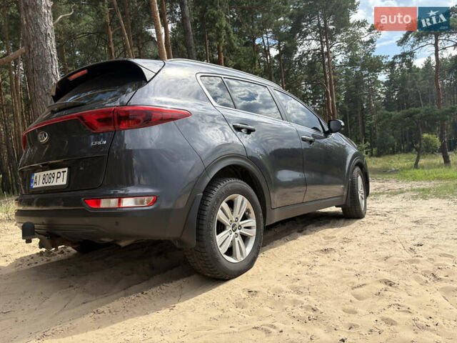 Серый Киа Sportage, объемом двигателя 2 л и пробегом 190 тыс. км за 19000 $, фото 4 на Automoto.ua