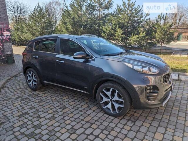 Серый Киа Sportage, объемом двигателя 2 л и пробегом 141 тыс. км за 22850 $, фото 5 на Automoto.ua