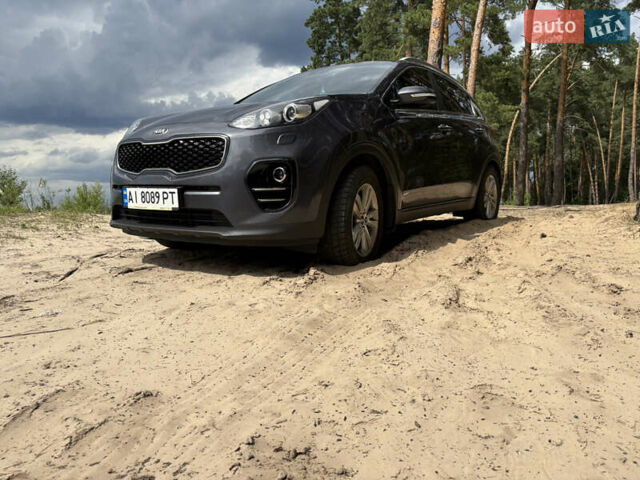 Серый Киа Sportage, объемом двигателя 2 л и пробегом 190 тыс. км за 19000 $, фото 1 на Automoto.ua