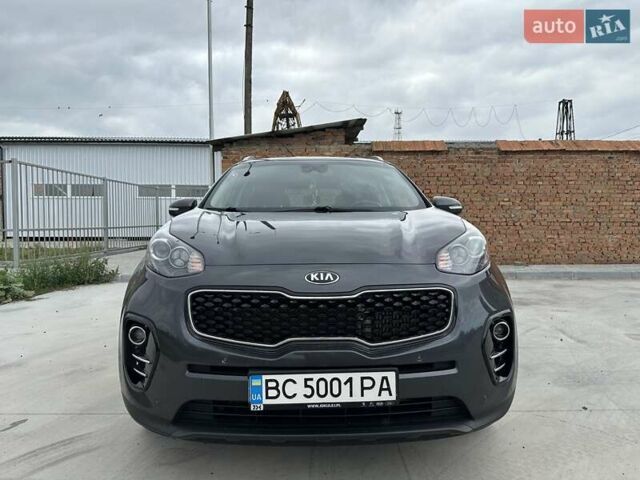 Серый Киа Sportage, объемом двигателя 2 л и пробегом 170 тыс. км за 18000 $, фото 2 на Automoto.ua