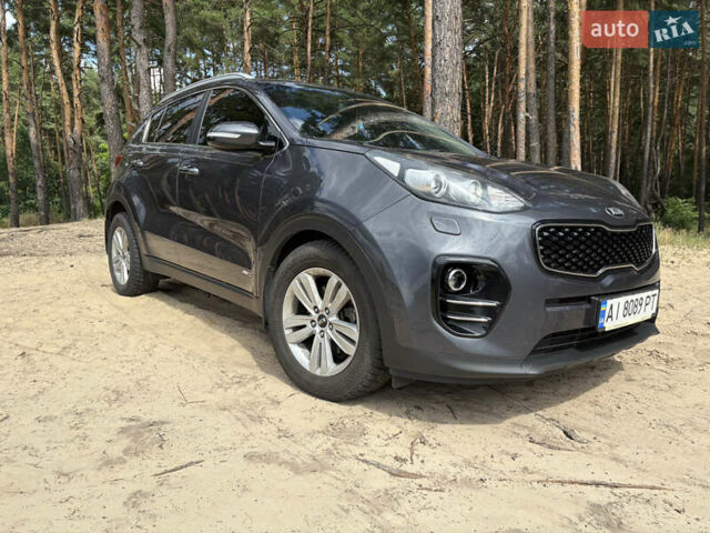 Серый Киа Sportage, объемом двигателя 2 л и пробегом 190 тыс. км за 19000 $, фото 2 на Automoto.ua