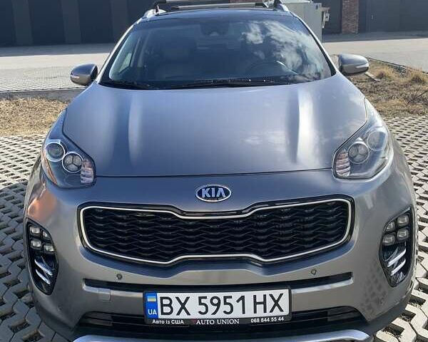 Серый Киа Sportage, объемом двигателя 2 л и пробегом 155 тыс. км за 17400 $, фото 1 на Automoto.ua