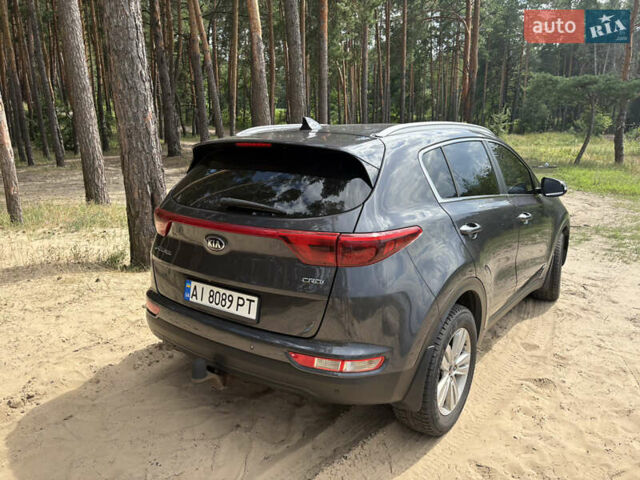 Серый Киа Sportage, объемом двигателя 2 л и пробегом 190 тыс. км за 19000 $, фото 5 на Automoto.ua