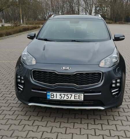 Серый Киа Sportage, объемом двигателя 2 л и пробегом 141 тыс. км за 25500 $, фото 7 на Automoto.ua