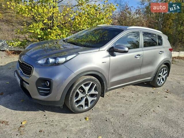 Сірий Кіа Sportage, об'ємом двигуна 2 л та пробігом 99 тис. км за 16000 $, фото 12 на Automoto.ua