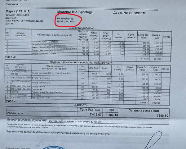 Серый Киа Sportage, объемом двигателя 1.59 л и пробегом 10 тыс. км за 25000 $, фото 35 на Automoto.ua