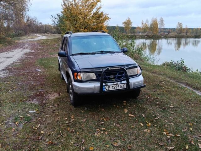 Синий Киа Sportage, объемом двигателя 2 л и пробегом 210 тыс. км за 3300 $, фото 3 на Automoto.ua