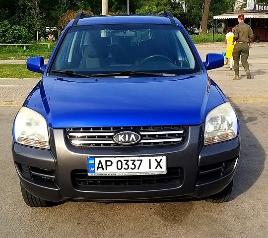 Синий Киа Sportage, объемом двигателя 2 л и пробегом 212 тыс. км за 7300 $, фото 6 на Automoto.ua