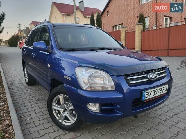 Синий Киа Sportage, объемом двигателя 1.98 л и пробегом 258 тыс. км за 7400 $, фото 3 на Automoto.ua