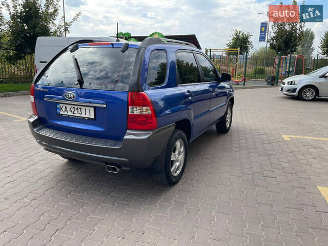 Синий Киа Sportage, объемом двигателя 1.98 л и пробегом 218 тыс. км за 6700 $, фото 4 на Automoto.ua