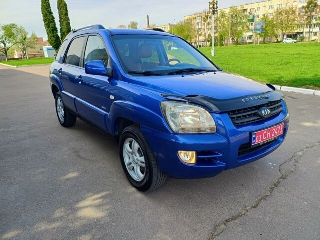 Синий Киа Sportage, объемом двигателя 2 л и пробегом 230 тыс. км за 6999 $, фото 3 на Automoto.ua