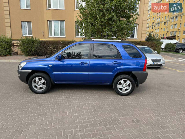 Синий Киа Sportage, объемом двигателя 1.98 л и пробегом 218 тыс. км за 6700 $, фото 2 на Automoto.ua