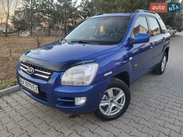 Синий Киа Sportage, объемом двигателя 1.98 л и пробегом 258 тыс. км за 7400 $, фото 2 на Automoto.ua