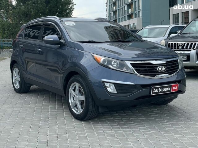 Синий Киа Sportage, объемом двигателя 2.4 л и пробегом 240 тыс. км за 15490 $, фото 2 на Automoto.ua