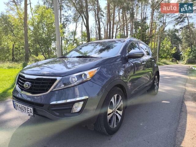 Синий Киа Sportage, объемом двигателя 2 л и пробегом 162 тыс. км за 12500 $, фото 3 на Automoto.ua