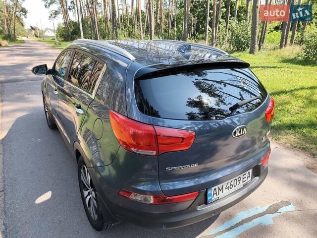 Синий Киа Sportage, объемом двигателя 2 л и пробегом 162 тыс. км за 12500 $, фото 12 на Automoto.ua