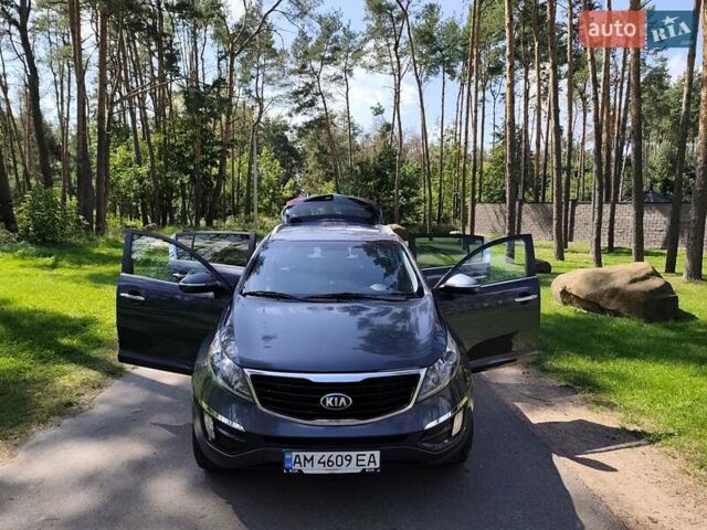Синий Киа Sportage, объемом двигателя 2 л и пробегом 162 тыс. км за 12500 $, фото 451 на Automoto.ua