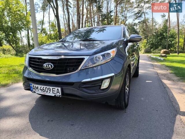 Синий Киа Sportage, объемом двигателя 2 л и пробегом 162 тыс. км за 12500 $, фото 1 на Automoto.ua