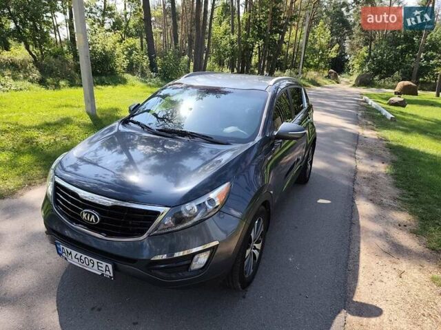 Синий Киа Sportage, объемом двигателя 2 л и пробегом 162 тыс. км за 12500 $, фото 410 на Automoto.ua