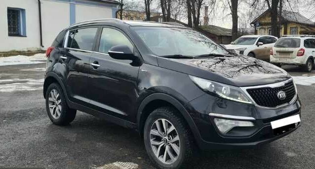 Синій Кіа Sportage, об'ємом двигуна 2 л та пробігом 163 тис. км за 12950 $, фото 4 на Automoto.ua