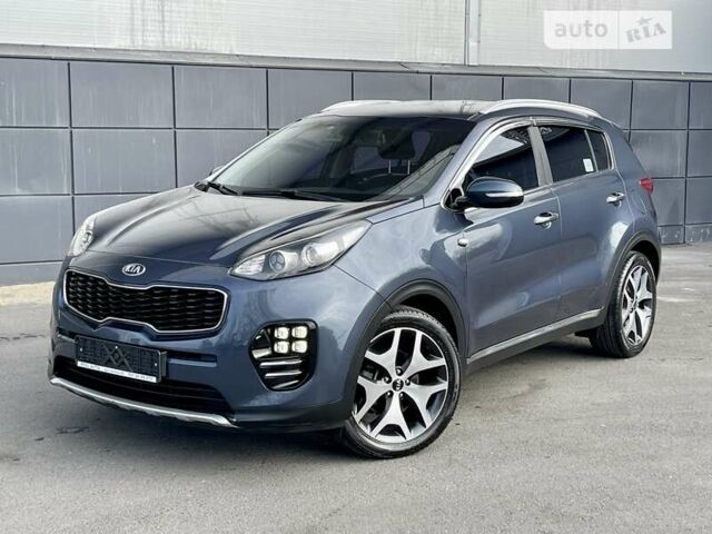 Синий Киа Sportage, объемом двигателя 2 л и пробегом 146 тыс. км за 19500 $, фото 1 на Automoto.ua