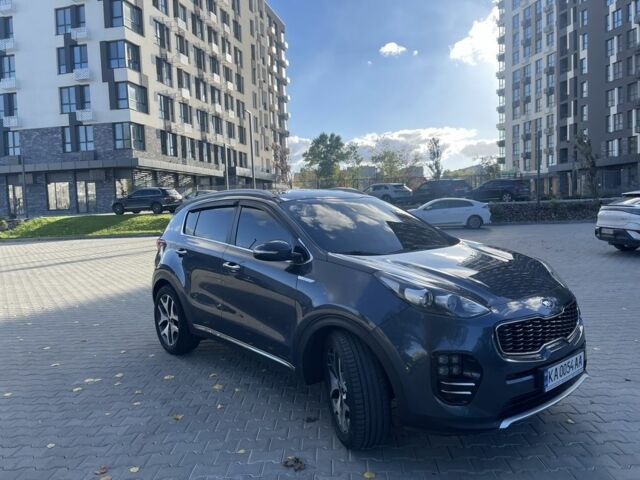 Синій Кіа Sportage, об'ємом двигуна 2 л та пробігом 149 тис. км за 21700 $, фото 1 на Automoto.ua