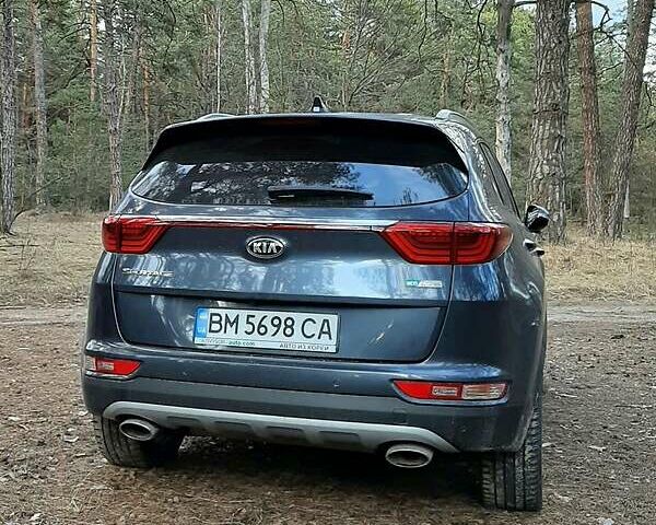 Синий Киа Sportage, объемом двигателя 2 л и пробегом 126 тыс. км за 21700 $, фото 3 на Automoto.ua