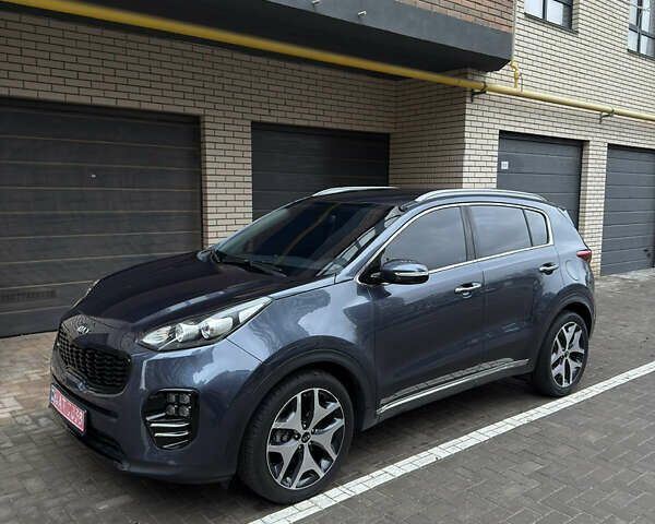 Синий Киа Sportage, объемом двигателя 2 л и пробегом 128 тыс. км за 18499 $, фото 1 на Automoto.ua