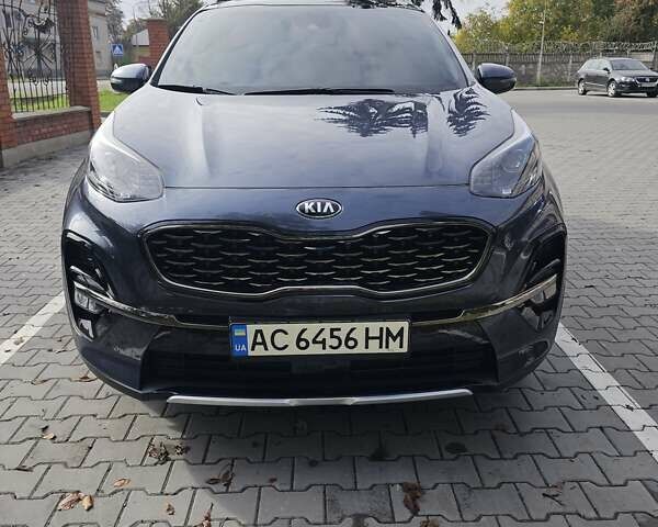 Синий Киа Sportage, объемом двигателя 2 л и пробегом 99 тыс. км за 26300 $, фото 2 на Automoto.ua