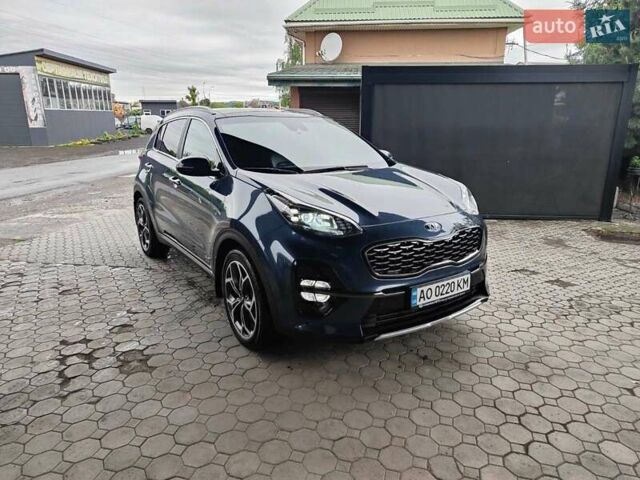 Синий Киа Sportage, объемом двигателя 2 л и пробегом 130 тыс. км за 25900 $, фото 1 на Automoto.ua