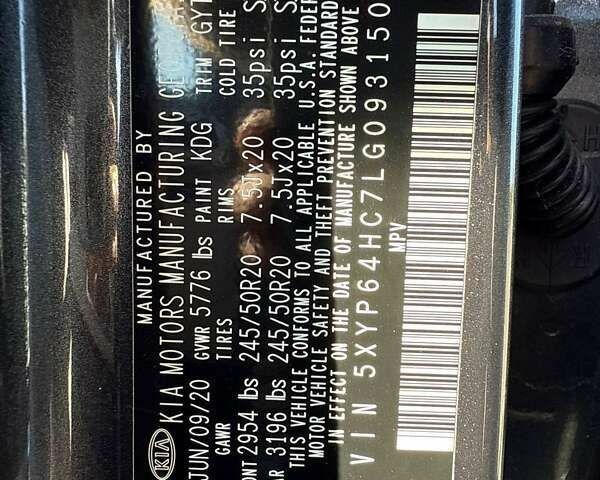 Киа Telluride, объемом двигателя 3.8 л и пробегом 55 тыс. км за 15200 $, фото 11 на Automoto.ua